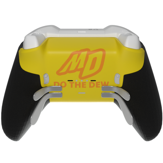 Custom Airbrush Controller Microsoft Xbox Series X - Xbox One S - Elite - Baja Blast Mountain Dew Taco Bell Teal Red Yellow Wave