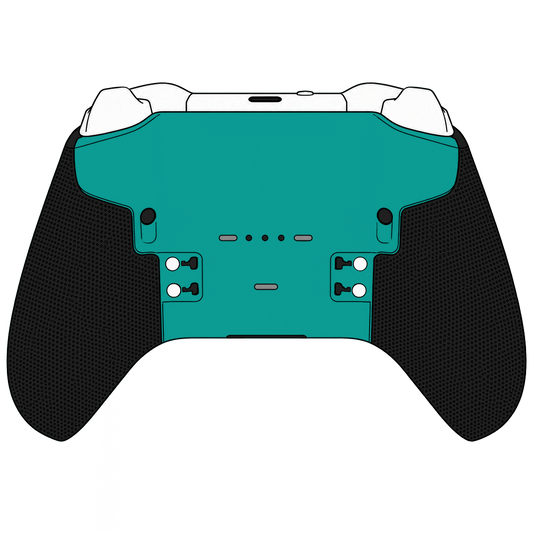 Custom Airbrush Controller Microsoft Xbox Series X - Xbox One S - Elite - Baja Blast Mountain Dew Taco Bell Teal Red Yellow Wave
