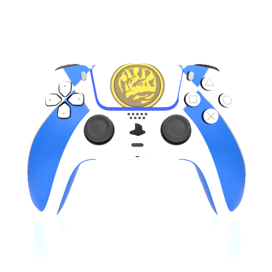 Custom Controller Sony Playstation 5 PS5 - Power Rangers Morphin Time Blue