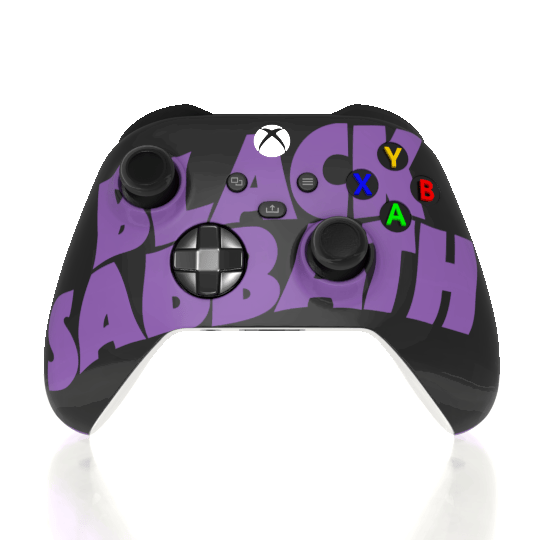 Custom Airbrush Controller Microsoft Xbox Series X - Xbox One S - Black Sabbath Ozzy Osborn Master Reality