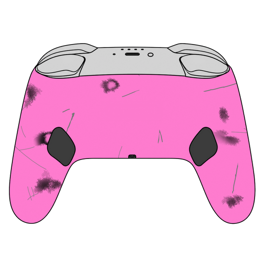 Custom Airbrush Painted Controller Nintendo Switch 2 Two - D.VA Overwatch Nerf This Bunny FPS First Person Shooter