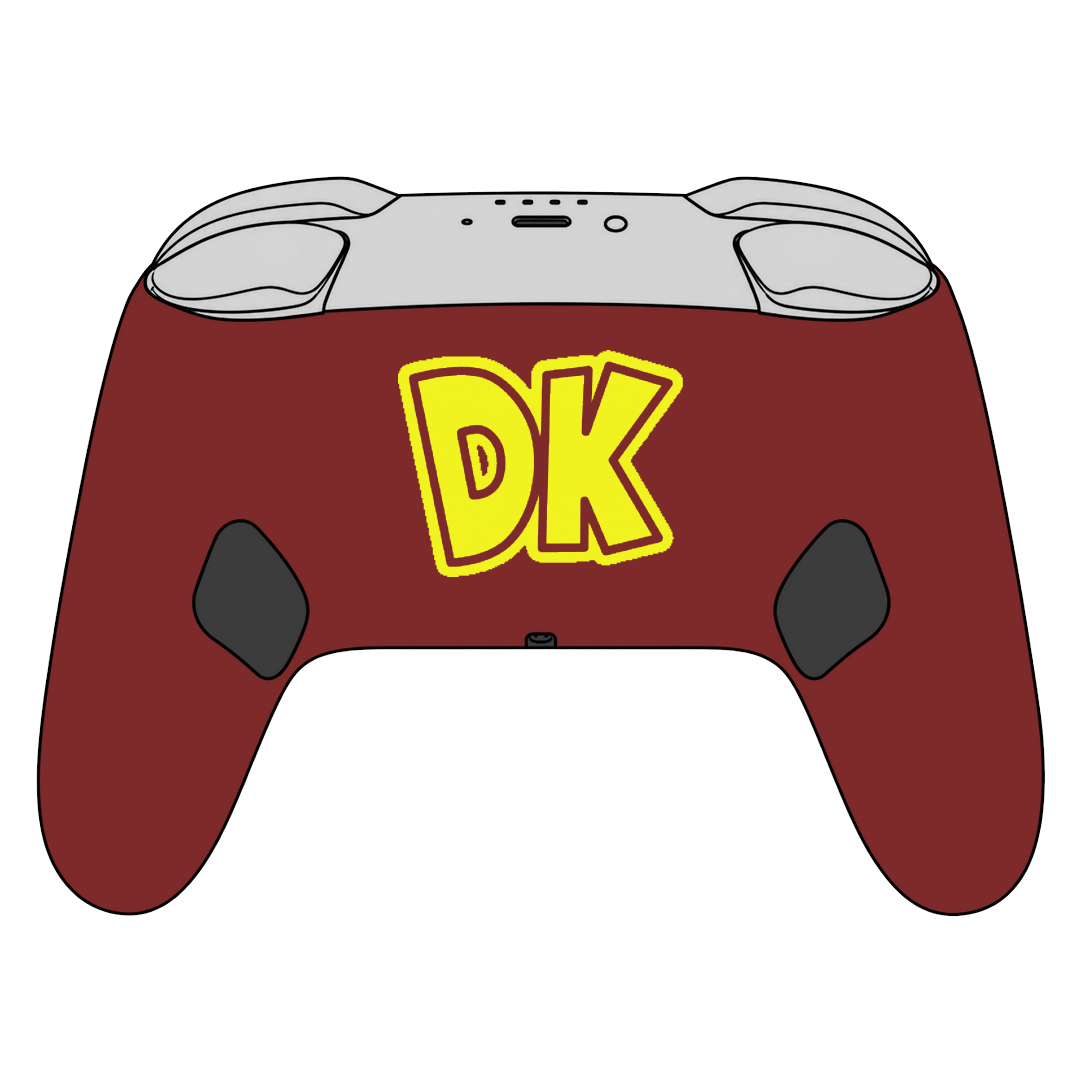 Custom Airbrush Painted Controller Nintendo Switch 2 Two - DK Monkey SSBU Platform Video Game