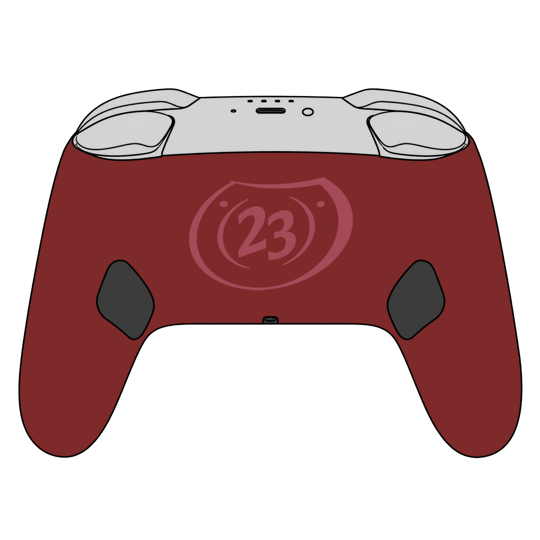 Custom Airbrush Painted Controller Nintendo Switch 2 Two - Dr. Pepper Soda Pop Texas Big Gulp Maroon Burgundy