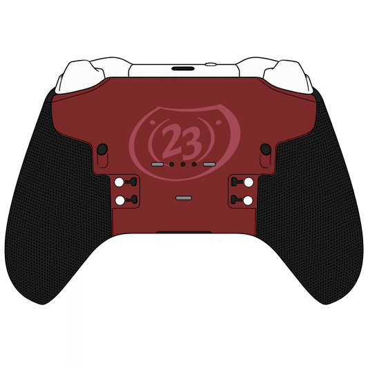Custom Airbrush Controller Microsoft Xbox Series X - Xbox One S - Elite - Dr. Pepper Soda Pop Texas Big Gulp Maroon Burgundy