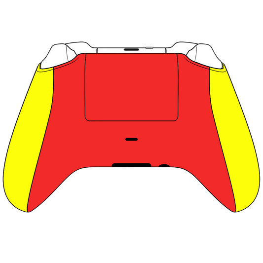 Custom Airbrush Controller Microsoft Xbox Series X - Xbox One S - Duff Man Simpsons Blue Red Beer