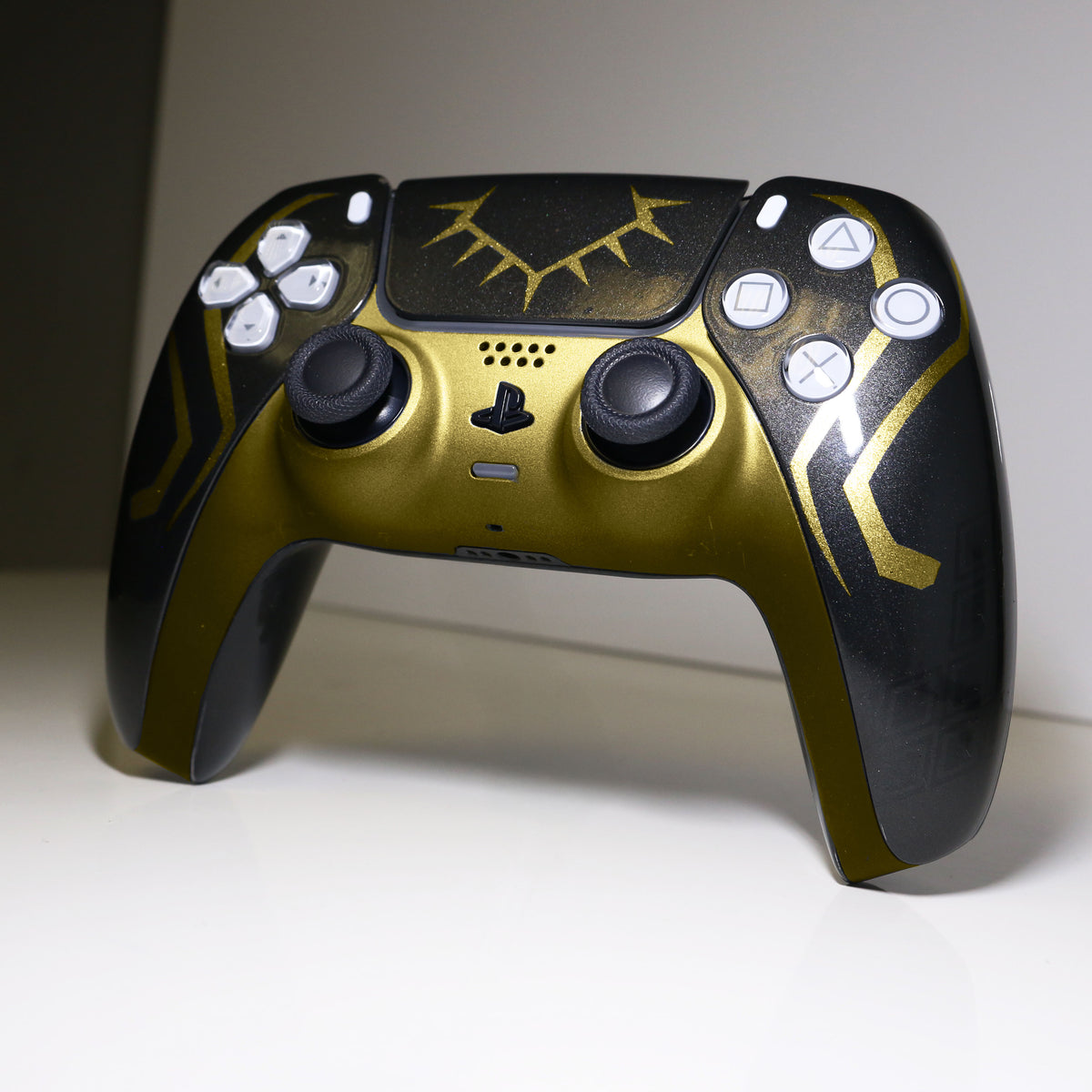 Custom Airbrushed Controller Sony Playstation 5 PS5 - King Panther Wakanda Forever Superhero