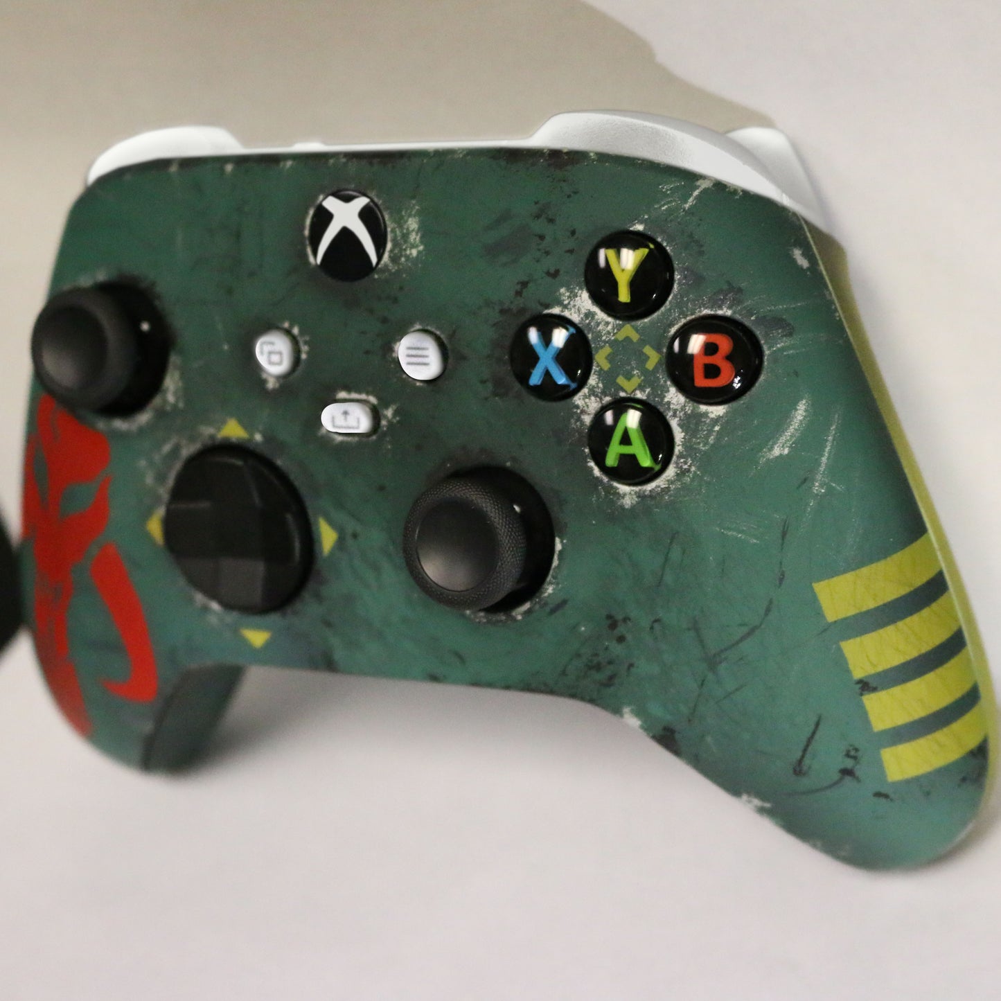 Custom Airbrush Controller Microsoft Xbox Series X - Xbox One S - Bounty Hunter Boba Fett