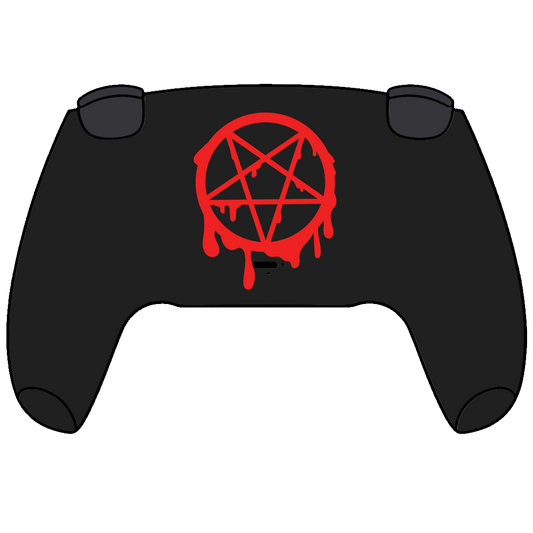 Custom Airbrush Painted Sony PlayStation 5 PS5 - Helluva Boss Imp Assassin Hell Imps Demons Angels Secret Mission Wolf Owl
