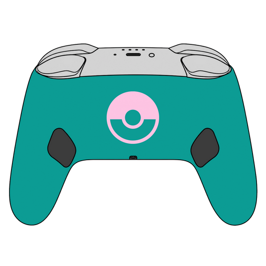 Custom Airbrush Painted Controller Nintendo Switch 2 Two - SSBU Smash Bros Pokemon Pocket Pals Fairy Normal Type Cute Anime