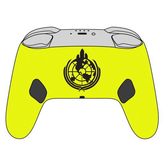 Custom Airbrush Painted Controller Nintendo Switch 2 Two - Helldivers Managed Democracy Libertea Super Earth