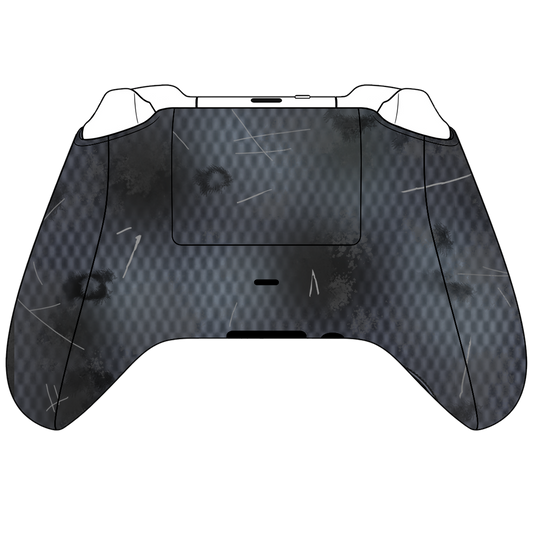 Custom Airbrush Hydrodip Controller Microsoft Xbox Series X - Xbox One S - N7 Carbon Mass Effect