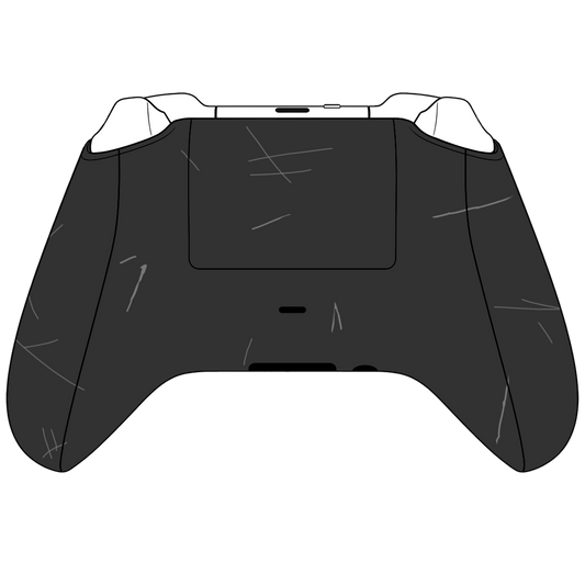 Custom Airbrush Controller Microsoft Xbox Series X - Xbox One S - Punisher Skull White Black Superhero