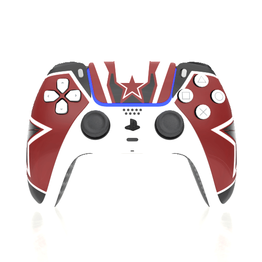 Custom Controller Sony Playstation 5 PS5 - Super Hero Red Guardian Marvel