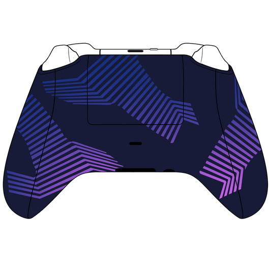 Custom Controller Microsoft Xbox Series X - Xbox One S - Retrowave Tropical Sunset Retro