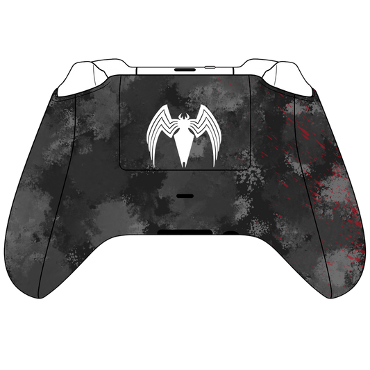 Custom Airbrush Controller Microsoft Xbox Series X - Xbox One S - Venomous Symbiote Venom Spiderman