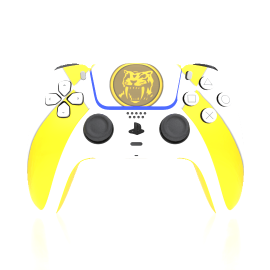 Custom Controller Sony Playstation 5 PS5 - Power Rangers Morphin Time Yellow