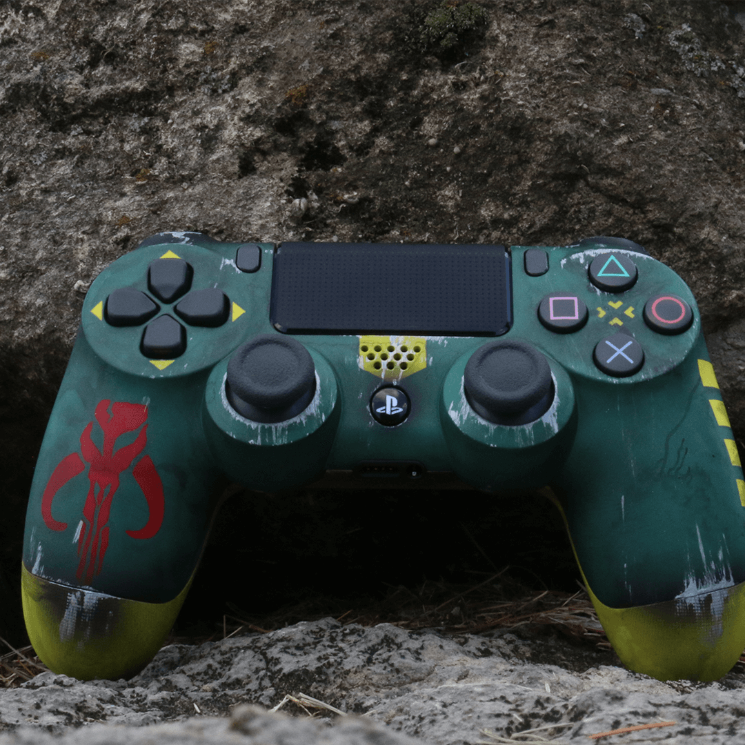 Custom Controller Sony Playstation 4 PS4 - Bounty Hunter Boba Fett