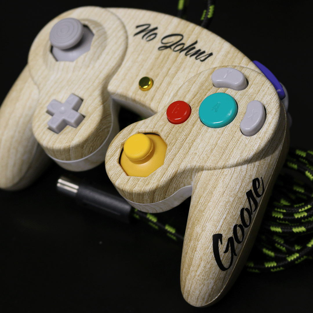 Custom Controller Nintendo Gamecube - Purewood Wood