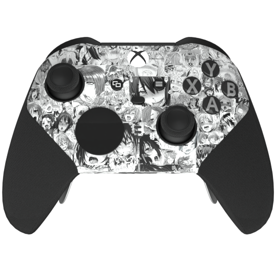 Custom Airbrush Controller Microsoft Xbox Series X - Xbox One S - Elite -
 AHEGAO Anime Spicy Manga