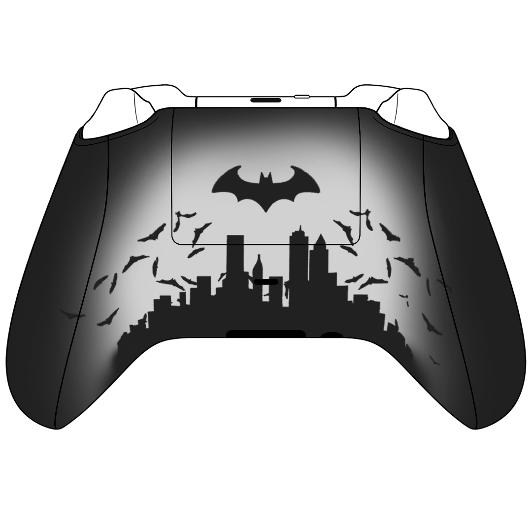 Custom Airbrush Painted Sony PlayStation 5 PS5 - Arkham Knight Dark Superhero Bat Man