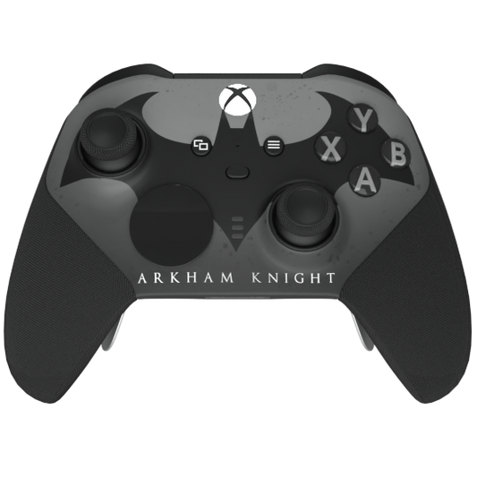 Custom Airbrush Painted Controller Microsoft Xbox Series X  XSX One - Elite - Arkham Knight Dark Superhero Bat Man