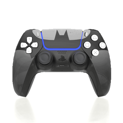 Custom Airbrush Painted Sony PlayStation 5 PS5 - Arkham Knight Dark Superhero Bat Man