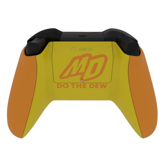 Custom Airbrush Painted Controller Microsoft Xbox Series X  XSX One - Baja Blast Mountain Dew Taco Bell Teal Red Yellow Wave