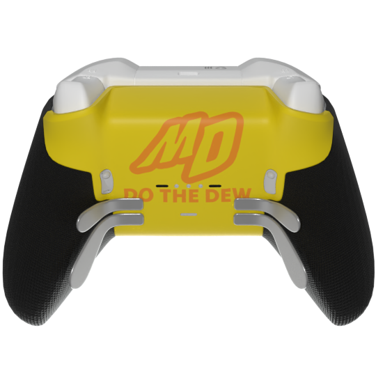 Custom Airbrush Controller Microsoft Xbox Series X - Xbox One S - Elite - Baja Blast Mountain Dew Taco Bell Teal Red Yellow Wave
