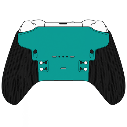 Custom Airbrush Controller Microsoft Xbox Series X - Xbox One S - Elite - Baja Blast Mountain Dew Taco Bell Teal Red Yellow Wave