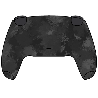 Custom Airbrush Painted Sony PlayStation 5 Controller PS5 - horror-themed video game controller with distressed white, red, black, and gray graphics, featuring bold red lettering and a weathered zombie survival-horror aesthetic.