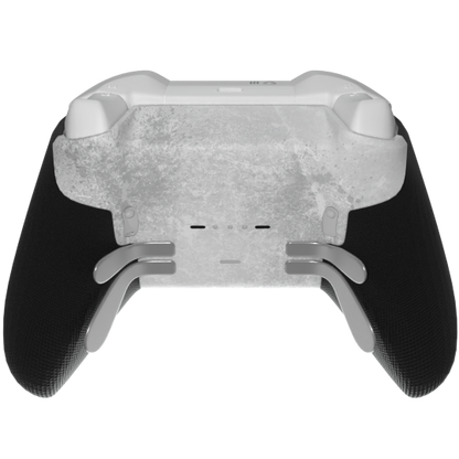 Custom Airbrush Controller Microsoft Xbox Series X - Xbox One S - Elite -
horror-themed video game controller with distressed white, red, black, and gray graphics, featuring bold red lettering and a weathered zombie survival-horror aesthetic.