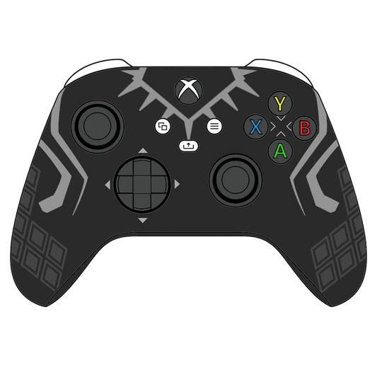 Custom Controller Microsoft Xbox Series X - Xbox One S - Black Panther Wakanda Forever Superhero