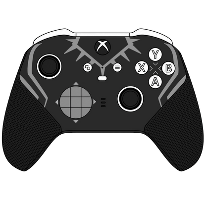 Custom Airbrush Controller Microsoft Xbox Series X - Xbox One S - Elite -Black Panther Wakanda Forever Superhero