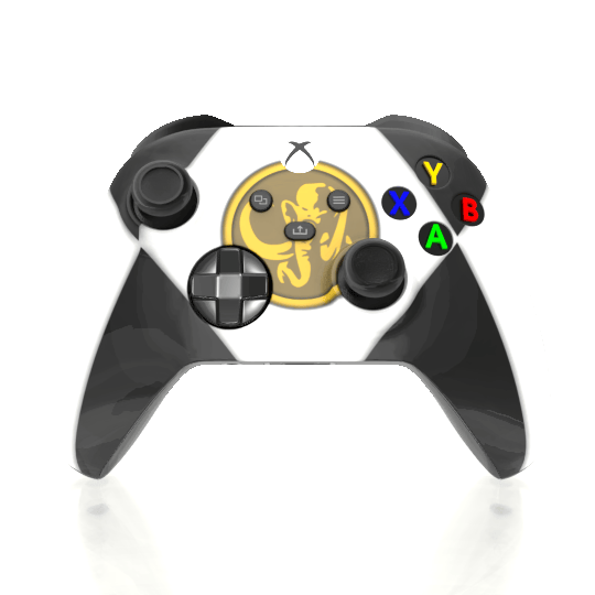 Custom Airbrushed Controller Microsoft Xbox Series X - Xbox One S - Power Rangers Morphin Time Black