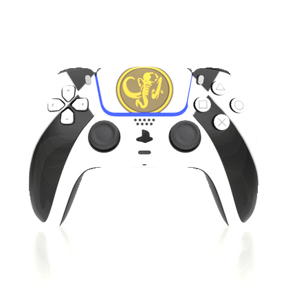Custom Airbrushed Controller Sony Playstation 5 PS5 - Power Rangers Morphin Time Black