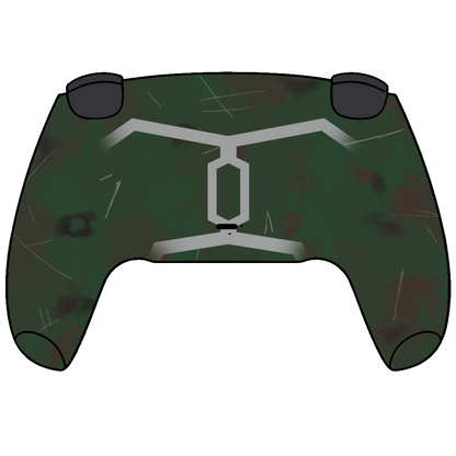 Custom Airbrush Painted Controller Sony PlayStation 5 PS5 - Bounty Hunter Boba Fett 