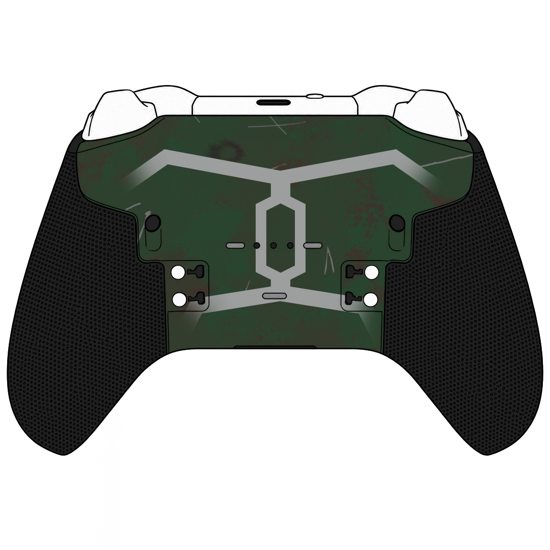 Custom Airbrush Controller Microsoft Xbox Series X - Xbox One S - Elite -Bounty Hunter Boba Fett