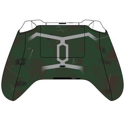 Custom Airbrush Controller Microsoft Xbox Series X - Xbox One S - Bounty Hunter Boba Fett 