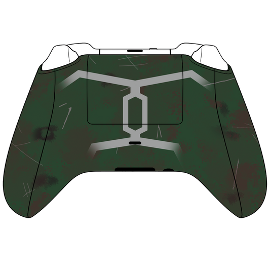 Custom Airbrush Controller Microsoft Xbox Series X - Xbox One S - Bounty Hunter Boba Fett 