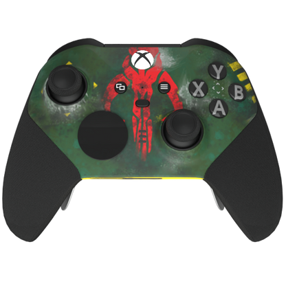 Custom Airbrush Controller Microsoft Xbox Series X - Xbox One S - Elite -Bounty Hunter Boba Fett