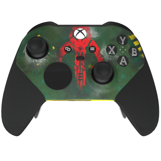 Custom Airbrush Controller Microsoft Xbox Series X - Xbox One S - Elite -Bounty Hunter Boba Fett
