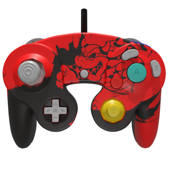 Custom Controller Nintendo Gamecube - Bowser SSBU Super Mario Bros Super Smash Bros. Ultimate Melee Brawl