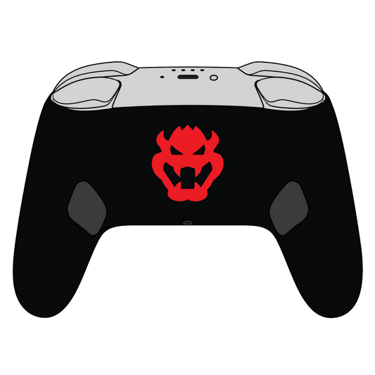 Custom Airbrush Painted Controller Nintendo Switch 2 Two - SSBU Smash Bros Bowser Turtle Koopa Bad Guy Villain 