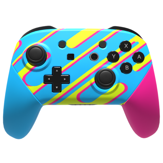 CMYK – Nintendo Switch Pro – Custom Controller | Controller Chaos