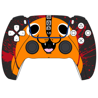 Custom Airbrush Painted Sony PlayStation 5 PS5 - Anime Chainsawman Pochita Animation Cute Cool