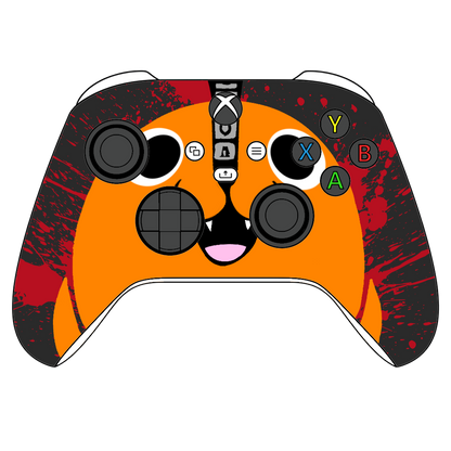 Custom Airbrush Painted Microsoft Xbox Series X XBX - Anime Chainsawman Pochita Animation Cute Cool