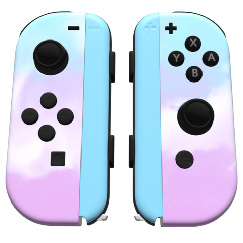 Custom Controller Nintendo Switch Joycons - Cotton Carnival Style Cotton Candy