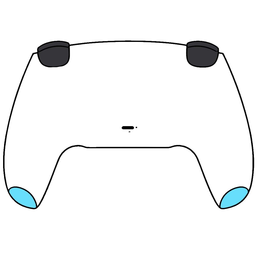 Custom Airbrush Painted Controller Sony PlayStation 5 PS5 - Cotton Candy Style Fluffy Clouds Pastel