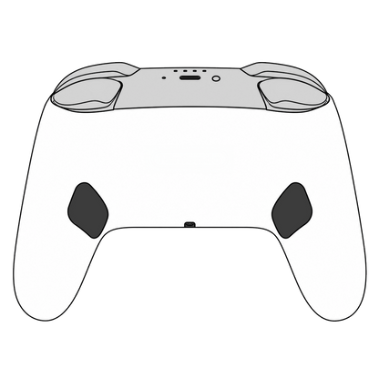 Custom Airbrush Painted Controller Nintendo Switch 2 Two - Cotton Candy Style Fluffy Clouds Pastel