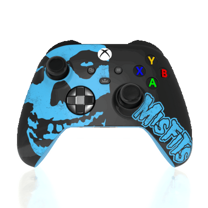 Custom Airbrush Controller Microsoft Xbox Series X - Xbox One S - Misfits